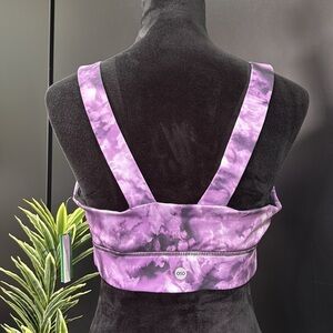 Dip Long Line Supportive racerback strap,banded,scoop neck, tie dye, padded